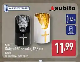 ALDI Świeca LED szeroka 12,5 cm Subito oferta