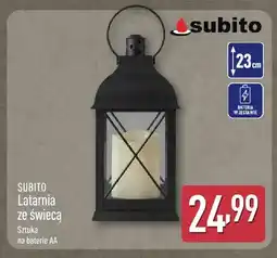 ALDI Latarnia ze świecą Subito oferta