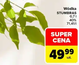 Carrefour Wódka Stumbras oferta