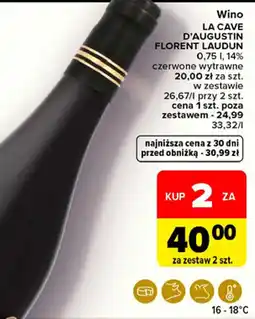 Carrefour Wino LA CAVE D'AUGUSTIN FLORENT LAUDUN oferta