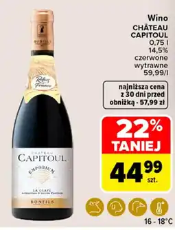 Carrefour Wino CHÂTEAU CAPITOUl oferta