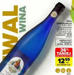 Carrefour Wino LIEBFRAUMILCH oferta