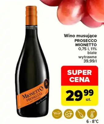 Wino musujące PROSECCO MIONETTO
