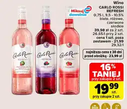 Carrefour Wino Carlo Rossi Refresh oferta