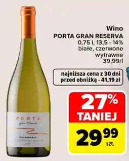 Carrefour Wino PORTA GRAN RESERVA oferta