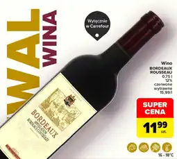 Carrefour Wino Bordeaux Rousseau oferta