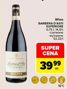 Carrefour Wino BARBERA D'ASTI SUPERIORE oferta