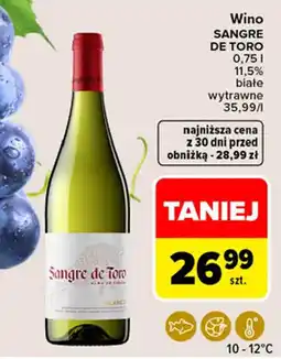 Carrefour Wino Sangre de Toro oferta