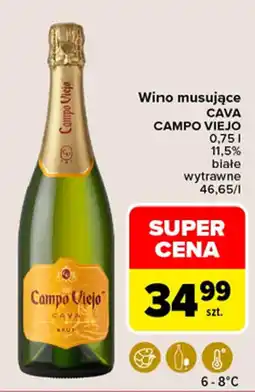Carrefour Wino musujące CAVA Campo Viejo oferta