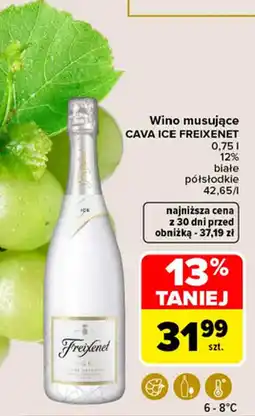 Carrefour Wino musujące CAVA ICE FREIXENET oferta
