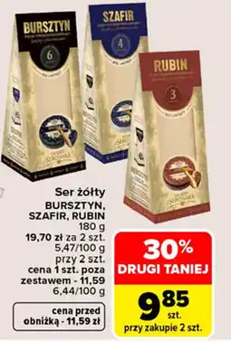 Carrefour Ser żółty BURSZTYN, SZAFIR, RUBIN oferta