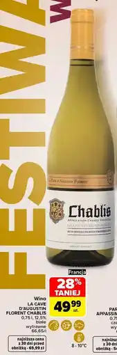 Carrefour Wino Chablis Moreau oferta