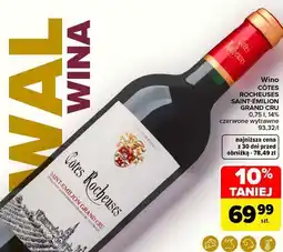Carrefour Wino Cotes Rocheuses Saint-Emilion Grand Cru oferta