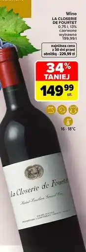 Carrefour Wino La Closerie De Fourtet oferta
