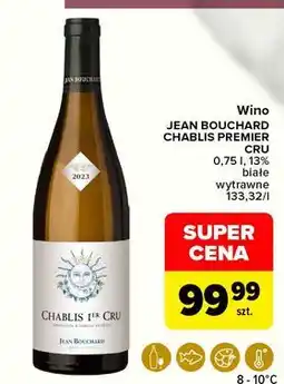 Carrefour Wino wytrawne Jean Bouchard Chablis 1Er Cru oferta