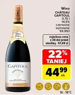 Carrefour Wino Chateau Capitoul oferta