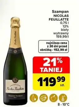 Carrefour Szampan Nicolas Feuillatte Demi-Sec oferta