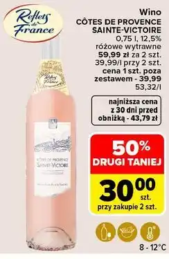 Carrefour Wino Cotes De Provence Sainte-Victori oferta