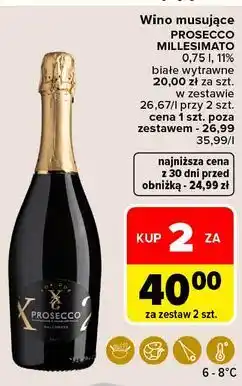 Carrefour Wino Millesimato Prosecco oferta