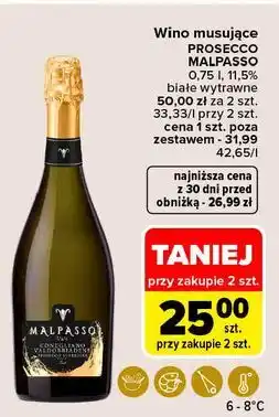 Carrefour Wino Malpasso Prosecco oferta