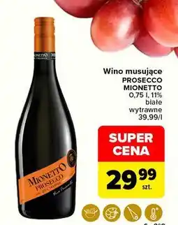 Carrefour Wino białe wytrawne Mionetto Prosecco oferta