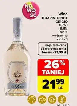 Carrefour Wino wytrawne Guarini Pinot Grigio oferta