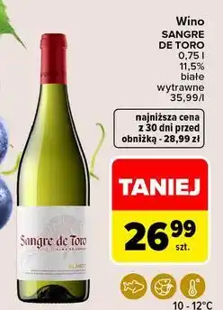 Carrefour Wino wytrawne Sangre De Toro oferta