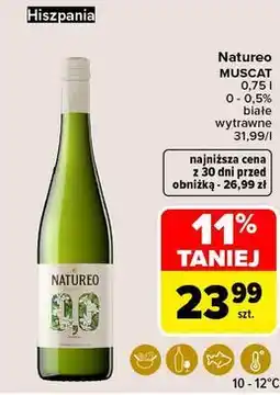 Carrefour Wino białe wytrawne Natureo Free Torres Muscat oferta