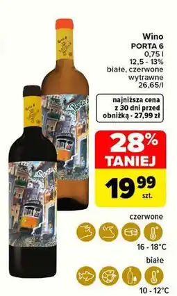 Carrefour Wino Porta 6 oferta