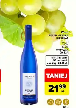 Carrefour Wino Peter Mertes Mosel Riesling oferta