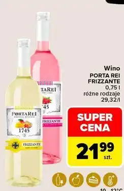 Carrefour Wino Porta Rei Frizzante Raspberry Lime oferta