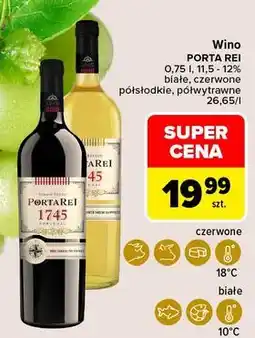 Carrefour Wino Porta Rei Medium Sweet oferta