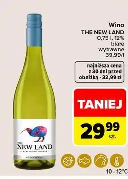 Carrefour Wino The New Land Marlborough Sauvignon Blanc oferta