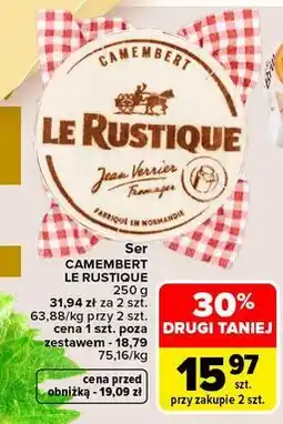 Carrefour Ser camembert Le Rustique oferta