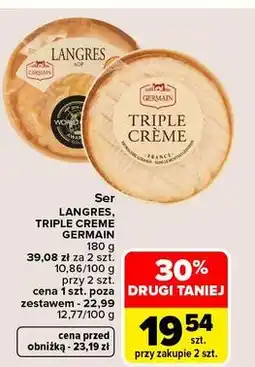 Carrefour Ser pleśniowy langres Germain oferta