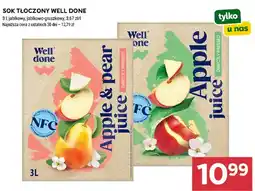 Stokrotka Sok tłoczony Well Done jabłkowo-gruszkowy oferta