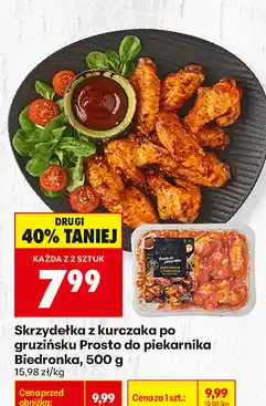 Biedronka Skrzydełka z kurczaka po gruzińsku Prosto do piekarnika Biedronka oferta