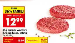 Biedronka Big burger wołowy Kraina Mięs oferta