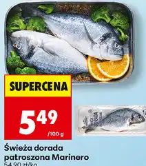 Biedronka Świeża dorada patroszona Marinero oferta