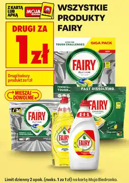 Biedronka Produkty Fairy oferta