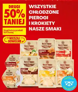 Biedronka Wszystkie chłodzone pierogi i krokiety Nasze Smaki oferta