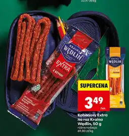 Biedronka Kabanosy Extra na raz Kraina Wędlin, 50 g: różne rodzaje oferta