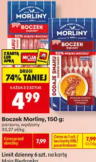 Biedronka Boczek Morliny parzony, wędzony oferta