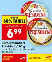 Biedronka Ser Camembert Président oferta