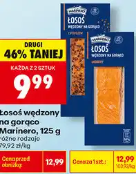 Biedronka Łosoś wędzony na gorąco Marinero oferta
