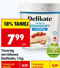 Biedronka Twaróg sernikowy Delikate oferta