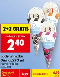 Biedronka Lody w rożku Diuna oferta