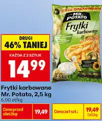 Biedronka Frytki karbowane Mr. Potato oferta