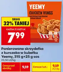 Biedronka Panierowane skrzydełka z kurczaka w kubełku Yeemy oferta