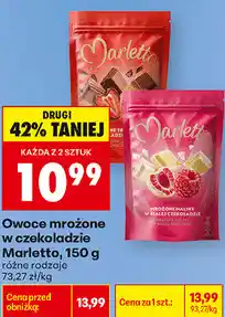 Biedronka Owoce mrożone w czekoladzie Marletto oferta